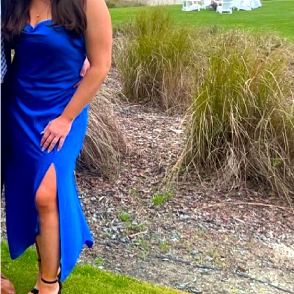 Electric Blue Dress